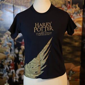 Youth Small Harry Potter and the Cursed Child Black Theater Tee Tshirt